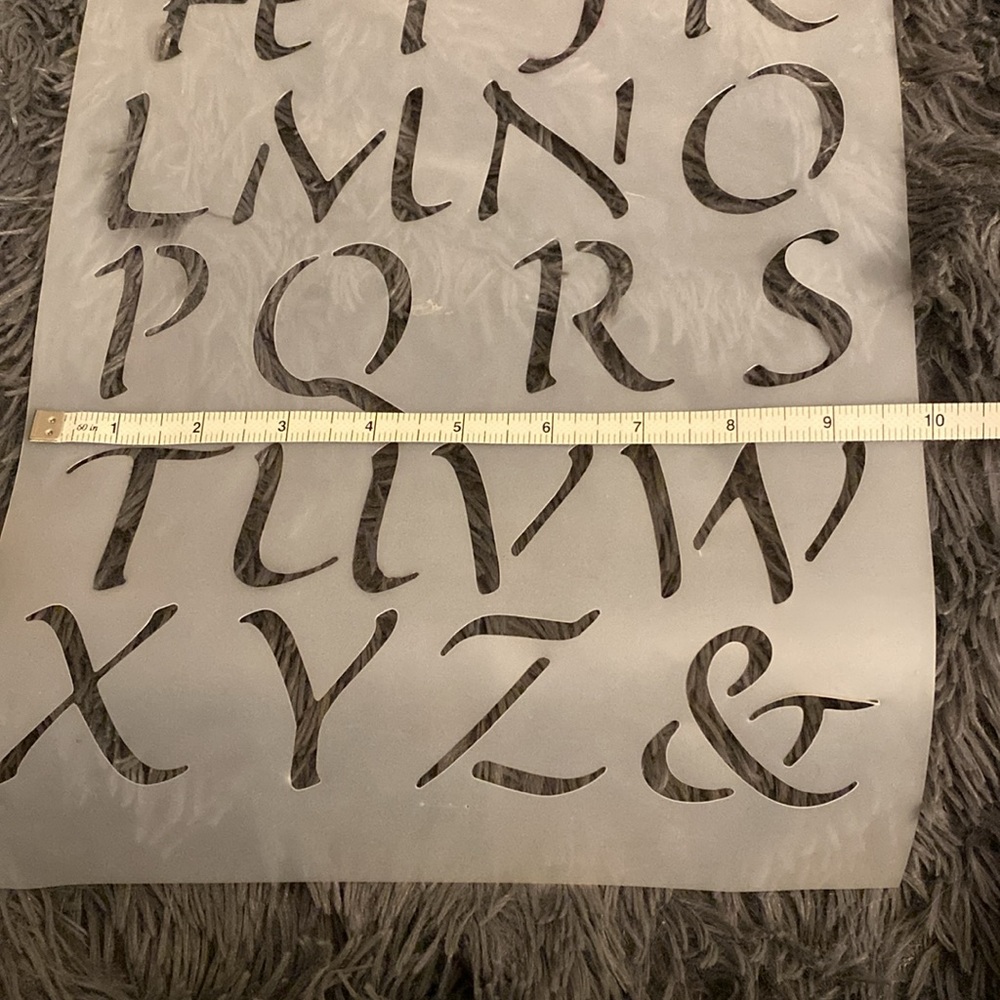 ABC stencils - Picture 4 of 5